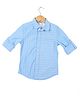 Under Fourteen Only Full Sleeves Striped Shirt - Blue