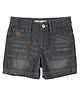 Under Fourteen Only Mild Washed Shorts - Black