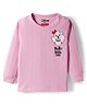 Babyhug Disney Full Sleeves Thermal Vest With 101 Dalmatians Graphic - Pink