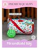 Rosada Car DIY Personalised Duffle Bag, Waterproof Multipurpose Kids Bag with Alphabet Name Kit & Toy Hanging  Onesize