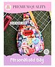 Rosada 12 Inches Travel Front Sling Bag Multipurpose Trendy Lightweight Crossbody Backpack for Travel, Outing, Picnic, and Activity for Kids - Multicolor
