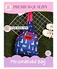 Rosada 12 Inches Lighthouse DIY Personalised Kids Front Sling Bag with Alphabet Name Kit  Water Resistant Crossbody Travel Bag - Navy Blue