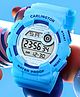 CARLINGTON Solid Digital Sports Watch - Blue