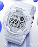 CARLINGTON Solid Digital Sports Watch - White