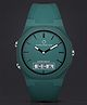 CARLINGTON Solid Digital Analogue Sports Watch - Teal Blue