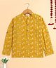 The Magic Wand Cotton Woven Full Sleeves Bandhani Designed Kurta - Yellow