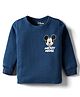 Babyhug Disney Full Sleeves Thermal Vest With Mickey Mouse Graphic - Navy Blue