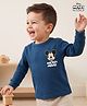 Babyhug Disney Full Sleeves Thermal Vest With Mickey Mouse Graphic - Navy Blue