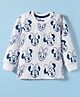Babyhug Disney Full Sleeves Thermal Vest With Minnie & Daisy Graphics - White
