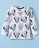 Babyhug Disney Full Sleeves Thermal Vest With Minnie & Daisy Graphics - White