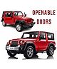 TodFod 1:32 Scale Die-Cast Metal 4x4 Thar Jeep Toy  Pull-Back Action, Openable Doors, Realistic Miniature Model, Premium Car Toy for Kids, Gift for Boys & Girls 2+ Years Multicolor