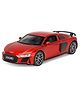 TodFod 1:32 Die-Cast Audi R8 V10 Plus Toy Car for Kids  Premium Metal Sports Model with 4 Openable Doors, Pull Back Action, Blinking LED Lights & Sound, Multicolor Collectible
