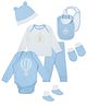 My Milestones Infant Essentials Gift Set Light Blue - 8 Pieces