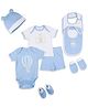 My Milestones Infant Essentials Gift Set Blue - 8 Pieces