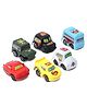 Rowan Pull Back Toy Cars Pack Of 6 - Multi Colour