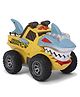 Ralleyz Friction Shark Car With Light And Sound - Yellow