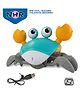 NHR Rechargeable Crawling Crab Toy with Music - Blue