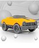 NHR Pullback Mini Dinky Car Toy - Orange