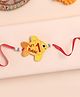 The Magic Wand Kids Fish Trendy My 1St Rakhi With Pearl For Kids - Yellow