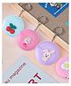 Paper Moon Cute Silicone Coin Pouch cum Keyring for Kids, Set of 2 Random Designs - Color May Vary