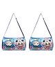 Happile Kids Labubu blue theme combo of 2 pieces   Duffle shoulder bag for school/travelling/sports/Picnic Apt for 2-15 Yrs. Kids