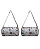 Happile Kids Labubu grey theme combo of 2 pieces   Duffle shoulder bag for school/travelling/sports/Picnic Apt for 2-15 Yrs. Kids