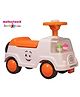 Mothertouch Jumbo Manual Push Ride-On - Orange White