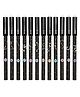 MUREN Erasable Gel Pens, Galaxy Design Black Ink Pen Smooth Writing- pack of 12