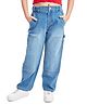Olele Denim Woven Mild Washed Jeans - Blue