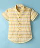 Dapper Dudes Half Sleeves Striped Shirt - Yellow