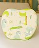 KIDS BASIC Baby  Head Shaping Support Memory Foam Pillow With Detachable Washable Cover- White