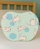 KIDS BASIC Baby  Head Shaping Support Memory Foam Pillow With Detachable Washable Cover- Green