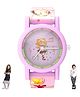 Spiky Singer Designed Analogue Watch - Pink