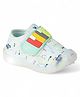 Lil Lollipop Piano Keys Applique Detailed LED Shoes - Green