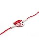 Milyra Pyrate Crochet Detailed Premium Rakhi - Red