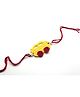 Milyra Car Crochet Detailed Premium Rakhi - Yellow