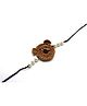 Milyra Teddy Bear Crochet Detailed Premium Rakhi - Brown