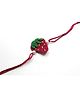 Milyra Strawberry Crochet Detailed Premium Rakhi - Red