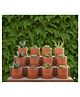THE HANDICRAFTIAN  Autumn Planter Small 4 Inch | Set of 12