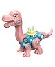 ThinkerPlace DIY Sliding Dinosaur Kit Brachiosaurus with Light & Sound | Learn About Fossils |  Take Apart Dinosaur Toys | Build, Play & Learn | STEM Educational Toy for Kids Age 4+