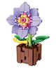 ThinkerPlace 8-in-1 Flowers Peony (111 Pieces) | Learn About Plant Kingdom | Building Block Set for Kids Age 7+ | STEM Educational Toy | Build, Collect & Create Flower Pen Stand