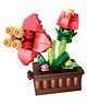 ThinkerPlace 8-in-1 Flowers Hippeastrum (94 Pieces) | Learn About Plant Kingdom | Building Block Set for Kids Age 7+ | STEM Educational Toy | Build, Collect & Create Flower Pen Stand