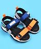 Cute Walk by Babyhug Velcro Closure Sandals - Blue & Orange