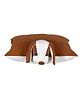 Ultra Folding Dog Cushion - Brown