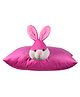 Ultra Folding Rabbit Cushion - Pink