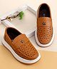 Cute Walk by Babyhug Slip On Solid Loafer - Tan