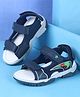 Cute Walk by Babyhug Velcro Closure Sandals - Navy Blue