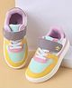 Cute Walk by Babyhug Casual Shoes with Velcro Closure & Lace Detailing - Green