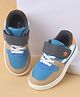 Cute Walk by Babyhug Casual Shoes with Velcro Closure & Lace Detailing - Blue