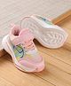 Babyoye Velcro Closure Sneaker with Design - Pink